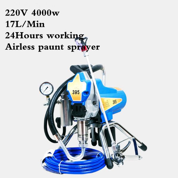 

high pressure 395 high power pressure airless spraying machine latex paint waterproof spraying quality