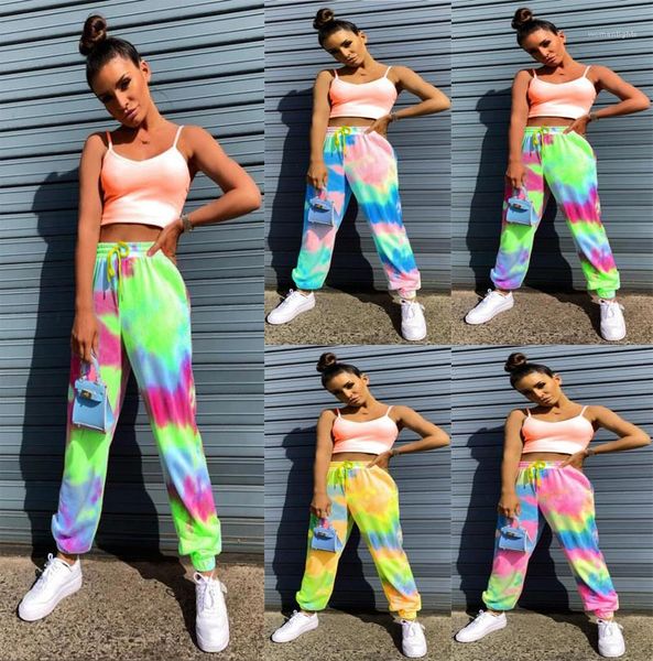 

painted printed urban leisure style female pants sports style female clothing summer womens designer harem pants fashion, Black;white