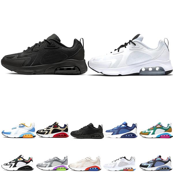 

2019 star maxs 200 mens running shoes mystic green white gold desert sand 200s cushion designer sneakers air trainers des chaussures homme