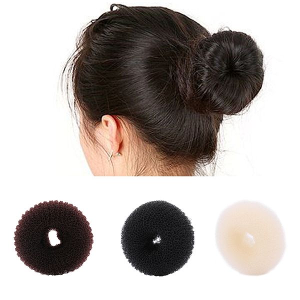 

novelty fashion elegant women ladies girls hair ring bun fashion styling tools accessories magic shaper donut