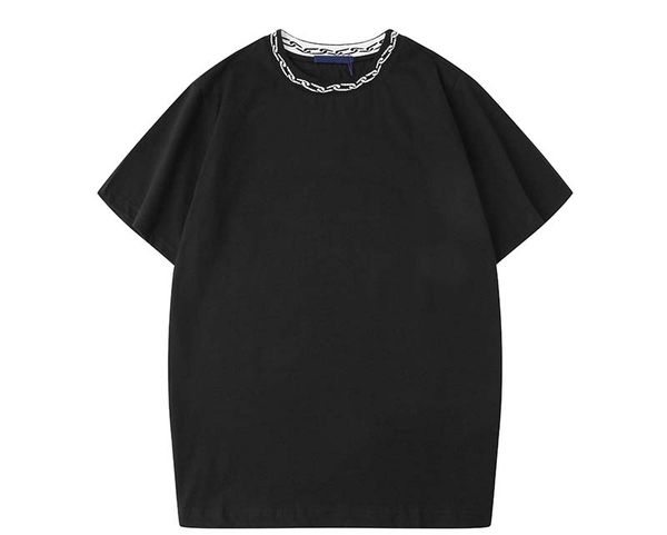 

20/lvs french fashion wild selling t-shirt luxury designer comfortable leisure tshirt summer new classic couple t-shirts, White;black
