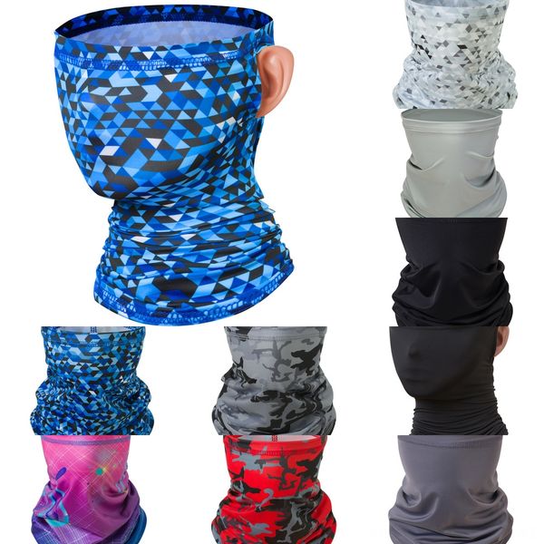 

7x1p3 3d face scarf mask neck gaiter bicycle fishing scarf bandana shield mask headwear ring cover bicycle balaclava, Black