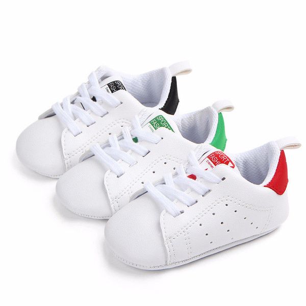 

2019 newborn baby boys girls soft sole canvas crib shoes toddler infant sneakers prewalker ventilated lovely baby shoes 0-18m