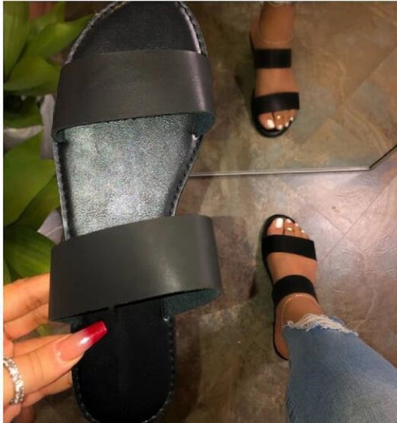 

sandals women summer slippers 2020 outdoor shoes for women casual slides lady beach shoes 9110 cx200610, Black