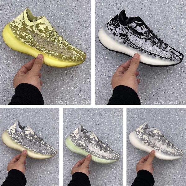 

kanye west 380 mist running shoes 380s alien mist triple black white clay beluga men women designer casual outdoor sports shoes size 36-46