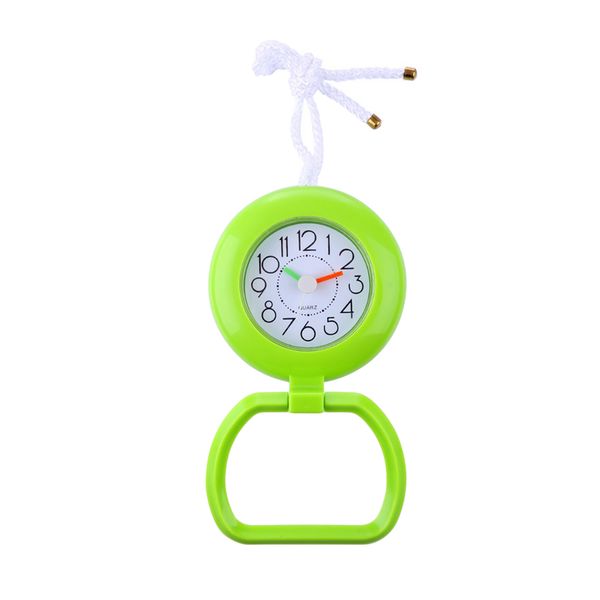 

bathroom shower wall clock slate hanging clock with ring towel hook, water proof, silently, to hang or stand