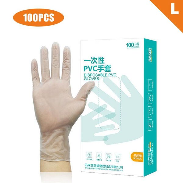 

100pcs одноразовые перчатки латексные перчатки для чистки пищевые универсальные бытовые сад чистящие прочные перчатки главная очистка rubber