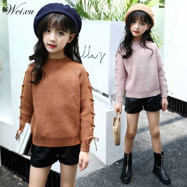 

baby girl sweater children's pink pullover knitted cardigan sweaters winter teenagers kids clothes for girl 5 6 7 8 12 14 years, Blue