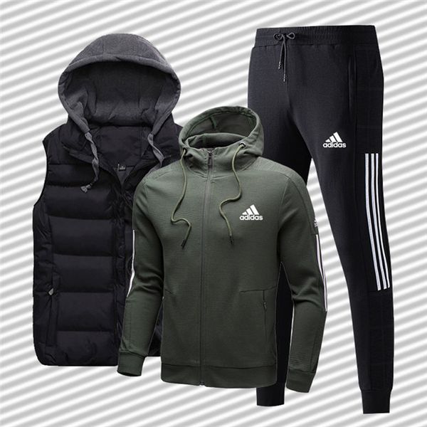 

no9. new brand tracksuits for mens sportswear with letters autumn tracksuit long sleeve casual jogger pants suit clothing, White