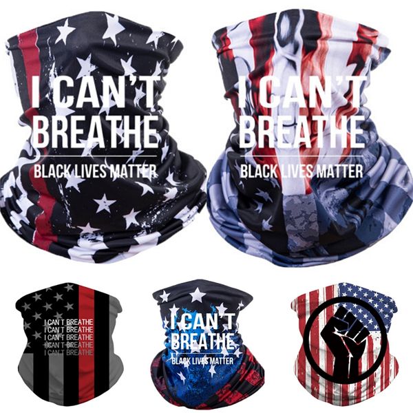 

i cant breatheseamless skull bandana neck face mask skull headscarves tube multifunctional skeleton headband for cycling scarves #321, Blue;black