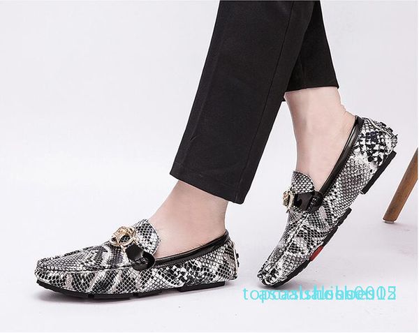 

large size peas shoes men 2019 new net red with the korean version of the wild personality red lazy shoes fashion loafers t02, Black