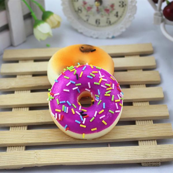 

squishy skuishy stress reliever soft colourful doughnut scented slow rising toysfun kids kawaii kids toy stress reliever
