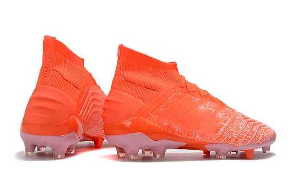 

organge 2019 new arrival soccer shoes predator 19.1 fg high ankle soccer cleats predator 19 accelerator tango football boots tacos de futbol