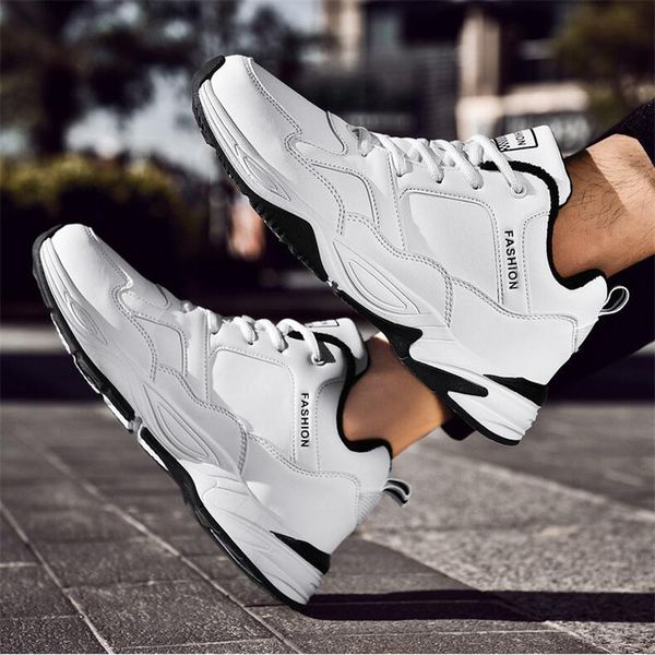 

size 39-46 47 48 men autumn winter fur plush warm shoes lace-up pu leather male outdoor sneakers comfortable casual cotton shoes, Black
