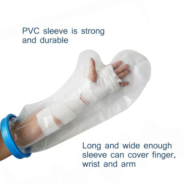 

waterproof bandage protector wound fracture arm leg foot cover knee shower bathtub sealed wound protection children shower cap