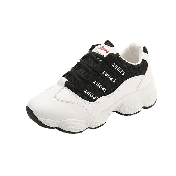 

chunky sneakers women sport shoe woman white shoes flat womans casual shoes with platform sneaker femme fashion skate shoes, Black