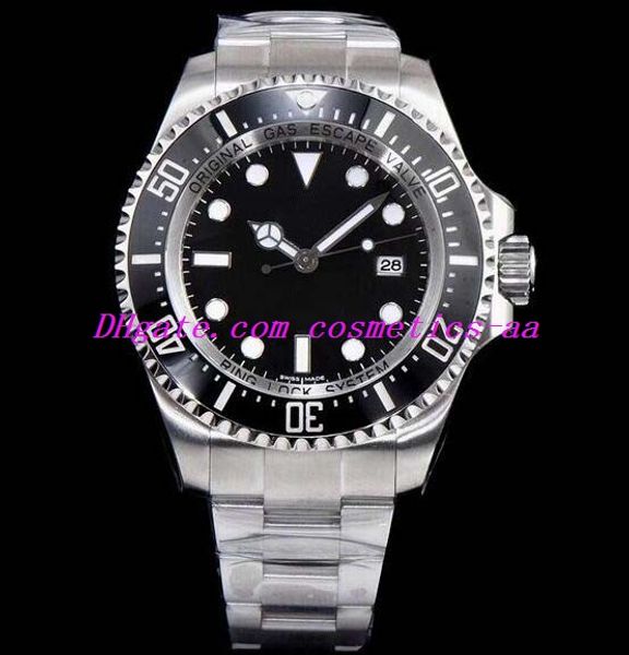 

luxury watch 2 style mens 116660 ss ceramic bezel watch *mint condition* 44mm calendar automatic fashion men's watches wristwatch, Slivery;brown