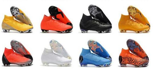 

2018 Мужские футбольные бутсы Мужские ртутные superfly VI 360 Elite Neymar FG Футбольные бутсы Hig