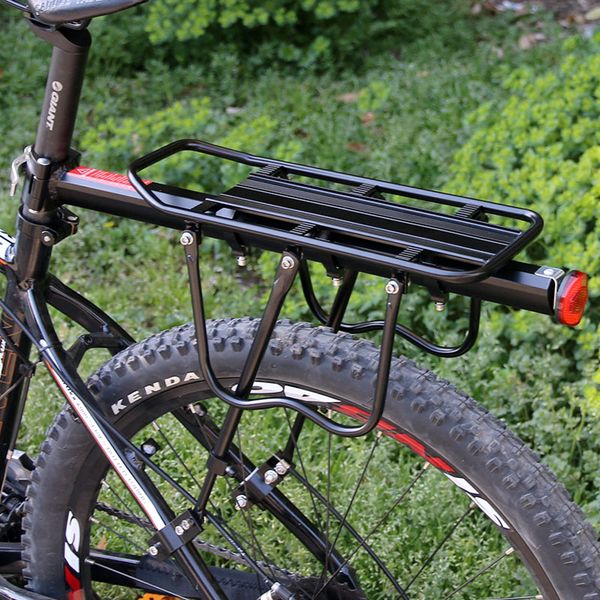 

deemount bicycle luggage carrier cargo rear rack shelf cycling seatpost bag holder stand for 20-29 inch bikes with install tools
