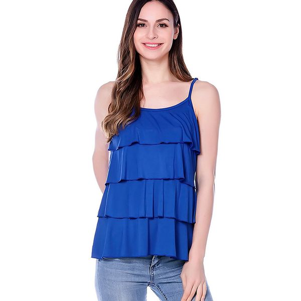 

maternity tank pregnancy t-shirt solid ruffle nursing cami tank breastfeeding clothes for pregnant women breast feeding vest, White