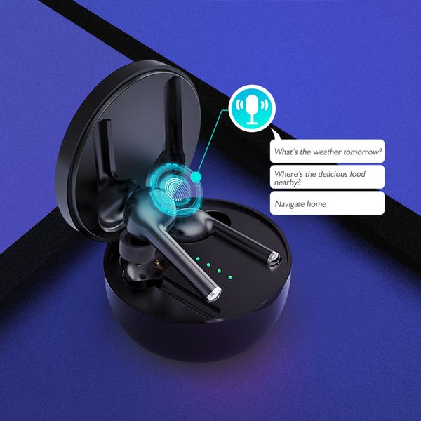 

bluetooth v5.0 earphones wireless headphones hifi stereo noise canceling headsets siri earbuds siri mini tws 40 for ios/android