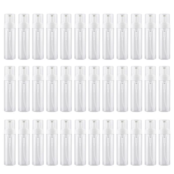 

30 pcs portable refillable foam toiletry bottles foam containers plastic dispenser for home travel trip
