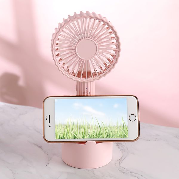 

2019 summer handheld fan mini cactus outdoor cooling fan 1200mah battery handheld deskfan 3 colors dhl free