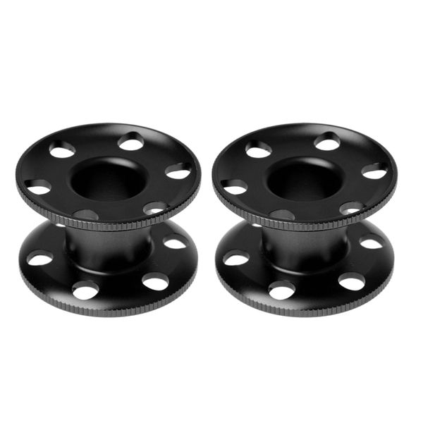 

2 pieces aluminum scuba diving finger spools guide line reels