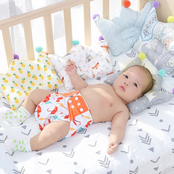 

simfamily]baby newborn pillow head protection infants crown shape dot baby bedding accessories pillows boy girl room decoration