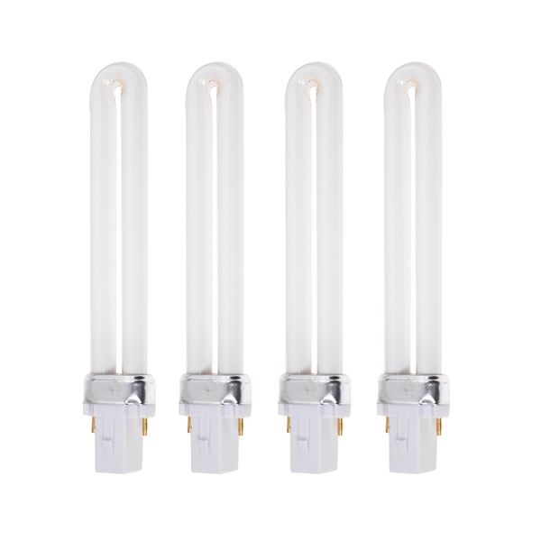

nail art equipment 4 x 9w uv light bulb tube replacement for 36w curing lamp dryer, Silver
