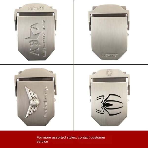 

only the zinc alloy automatic buckle buckle with 3.8cm wide canvas canvas belt can be customized, Slivery;black