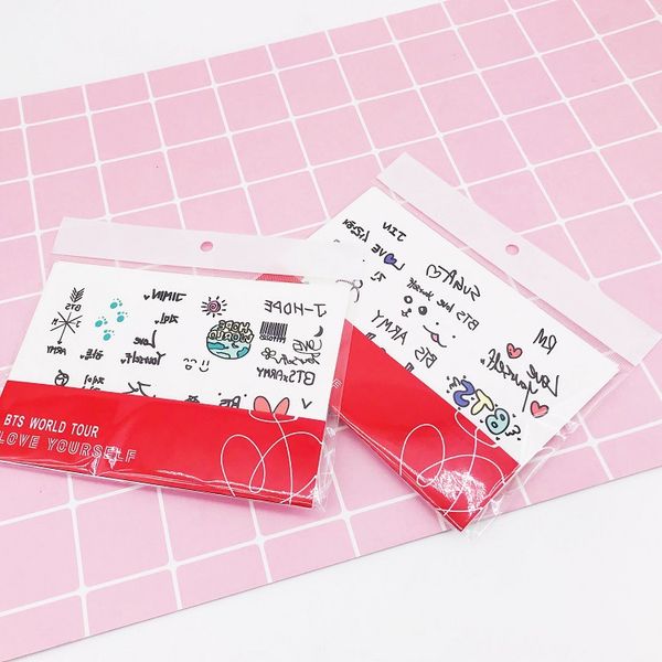 Bts World Tour Love Yourself Concert Waterproof Removable Body Art Bts World Tour Love Yourself Concert Waterproof Removable Body Art