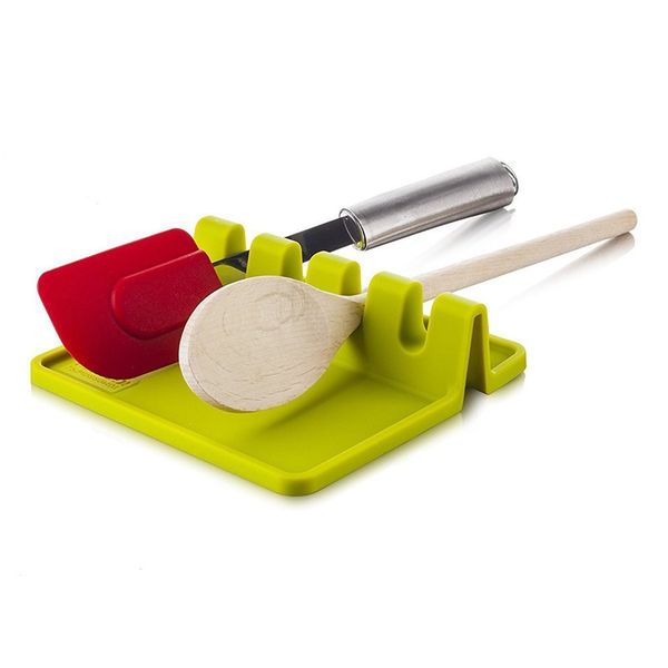 

силиконовые spoon rest utensil шпатель держатель термостойкое truner стеллаж для хранения подставка держатель pad кухня готовим инструмент