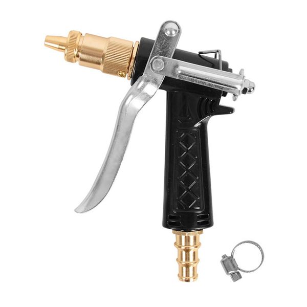 

home water gun copper plating plastic body household car wash water gun household brush pagoda type