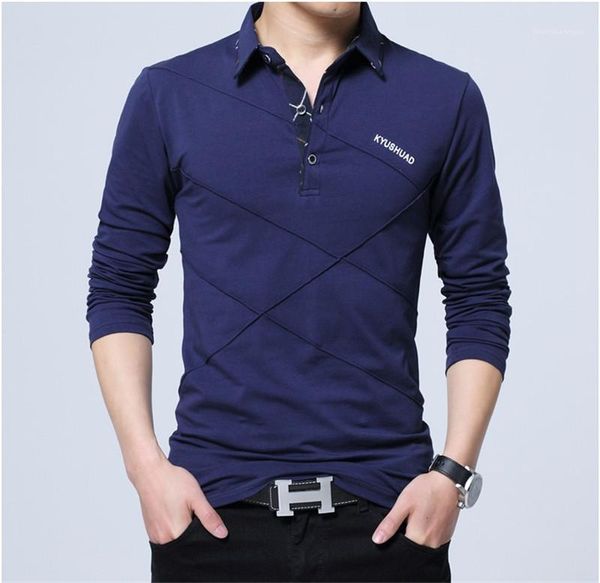 

polos classical fashion mens lapel neck mens designer long sleeve polos plus size casual summer, White;black