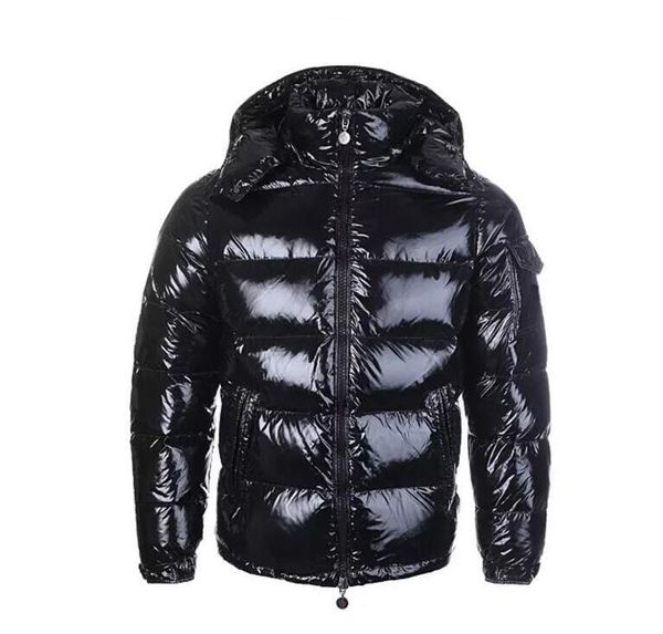 

2021 модельер товаров new мужчины пуховик вниз пальто мужские открытый толстые теплые перья man зимнее пальто, Black