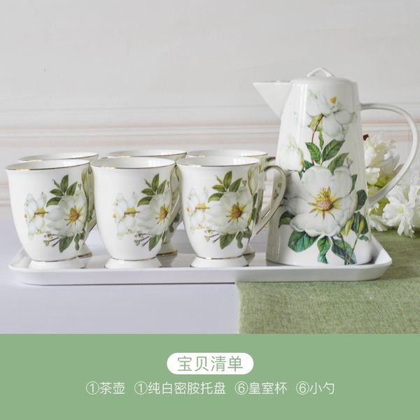 

six kinds of modern chinese tea games of creative tea cup combination ceramics simple restoration of shepherd style