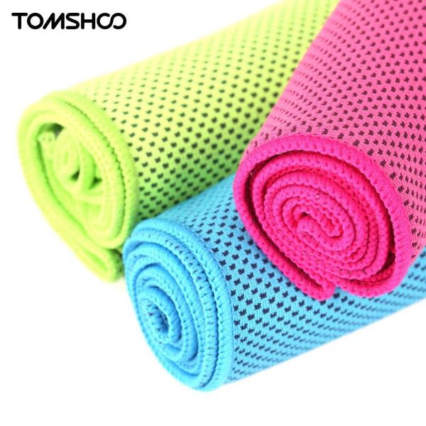

summer sport ice towel 3 colors 32*105cm utility enduring instant cooling face towel heat relief reusable chill cool