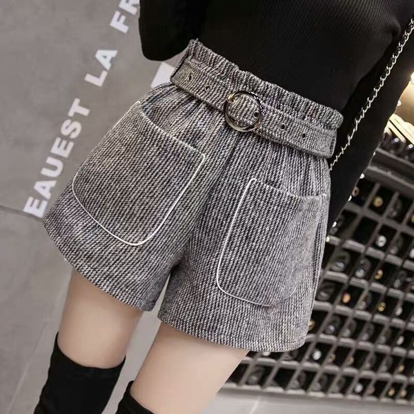 

new summer shorts women casual shorts workout waistband skinny short, White;black