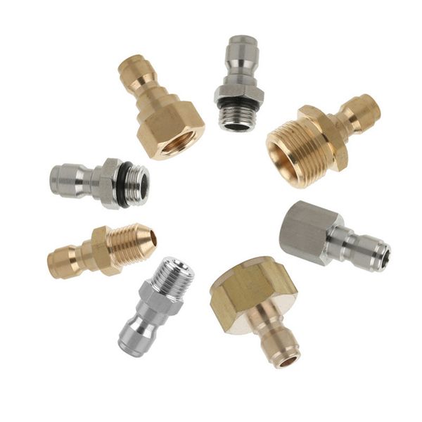 

1/4" quick connect coupler adapter-car clean washing pressure washer connector 1~19# for car washer quick connecting garden hose