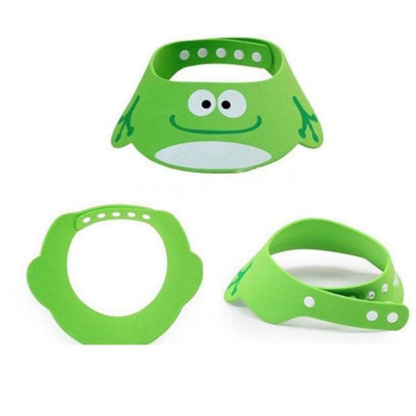 

adjustable shampoo cap soft baby bath visor multi-color kids baby shower cap