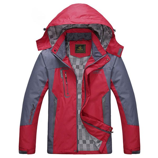 

2016 new men's waterproof windpoof jackets men spring autumn jacket coats male brand clothing plus size -5xl sa008, Black;brown