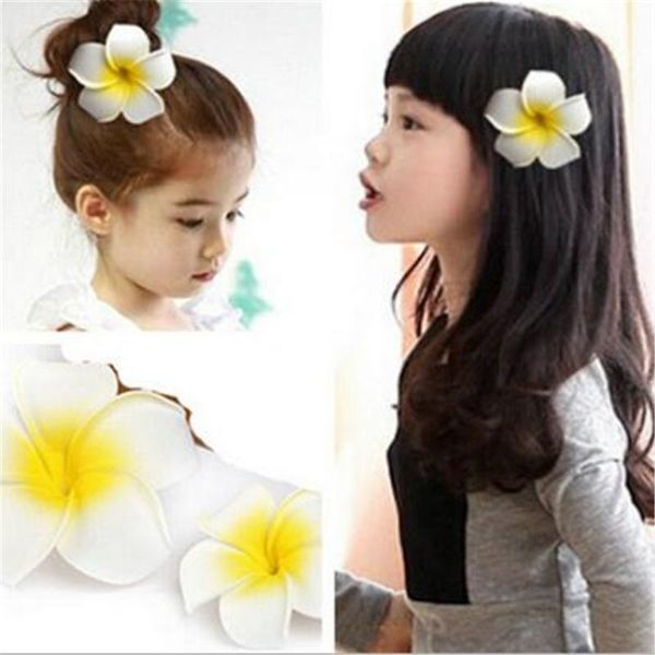

romantic plumeria flower hairpin bridal hair pins bohemia seaside beach style wedding hair pins for women accessories