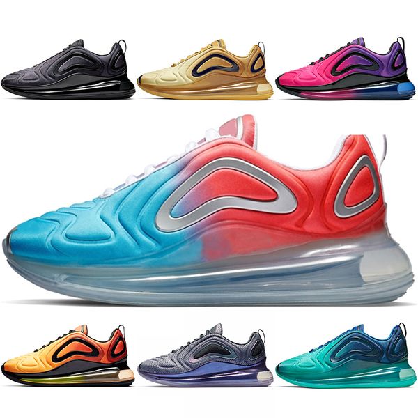

sneaker running shoes for men women sunrise sunset northern lights carbon grey gold sea forest total eclipse white sports size 5.5-11