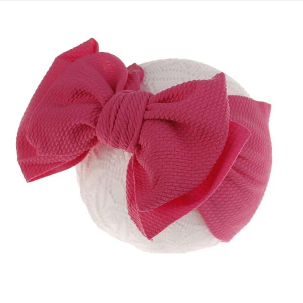 

1 pc new fashion big diy bow knot baby toddler kids girls bow hairband turban knot cute headband headwear hair accessories, Slivery;white