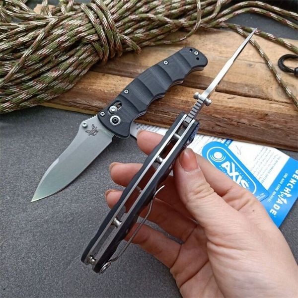 

Benchmade 484 bm484 D2 лезвие G10 AXIS запирать тактический самообороне складной карманный нож EDC Походный нож охотничьи ножи