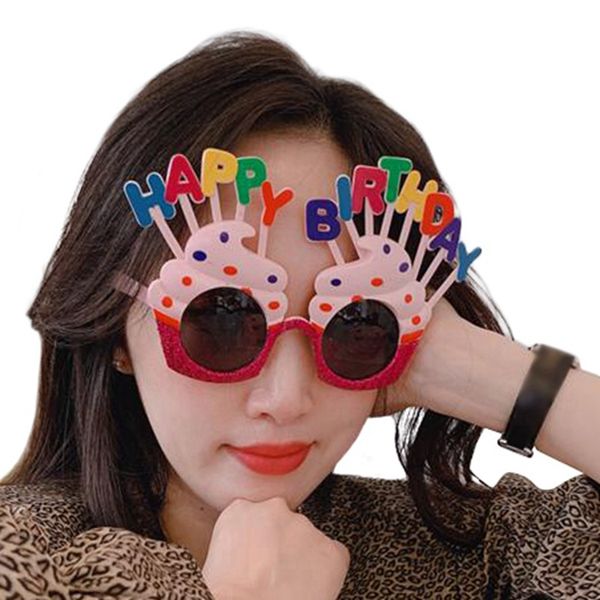

happy birthday funny glasses p props birthday party decorations pbooth props baby shower decor party supplies new, White;black