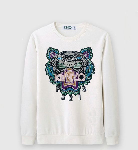 

kenzos tide brand sweater mens designer hoodie luxury tiger head embroidered sweater fashion trend pullover cotton large size sweaterselling, White;black