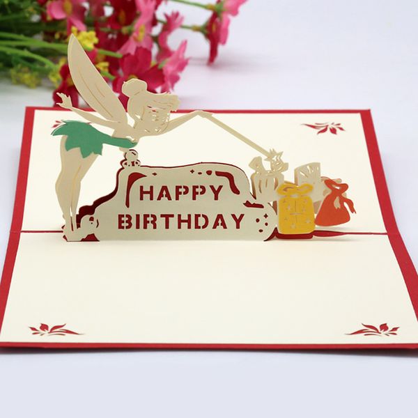 

3d birthday cake greeting card beautiful birthday party greeting card party decorations kid
