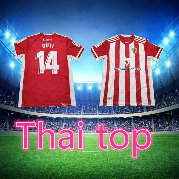 

2019 2020 uniÃ³n deportiva almerÃ­a soccer jersey 14 guti motta munoz pozo alamo caballero custom 19 20 almeria red kids football shirt, Black;yellow